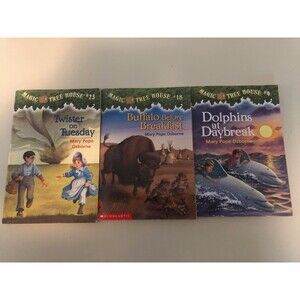 Lot Of 3 Magic Tree House #9-18-23 Scholastic Paperback Books by Mary Osborne